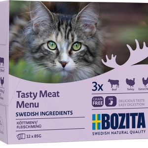Bozita Feline mix sås kött 12 x 85 gram