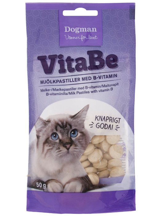 Kattgodis Vitabe mjölkpastiller med B-vitamin