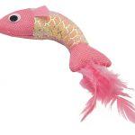 Kattleksak Mermaid fisk rosa