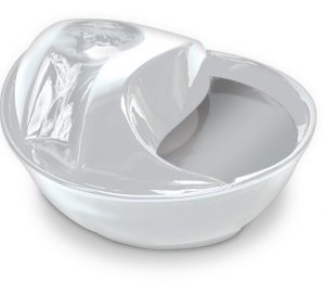 Raindrop vattenfontän vit keramik, 1,8 liter