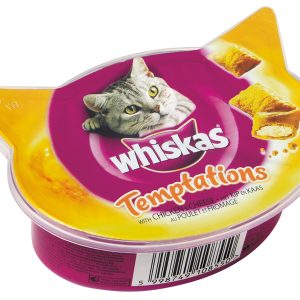 Whiskas Temptations med kyckling och ost