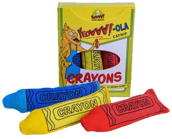 Yeowww Catnip Crayons 3-pack
