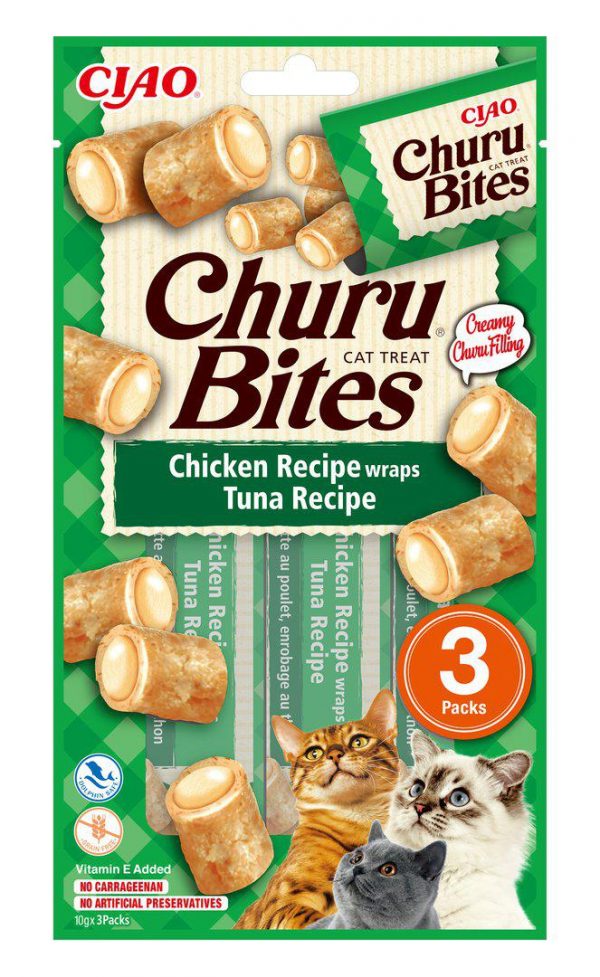 Churu Bites Chicken Wrap with Tuna