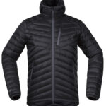Bergans Slingsbytind Down Jacket With Hood M Solid Charcoal/Solid Dark Grey (Storlek S)