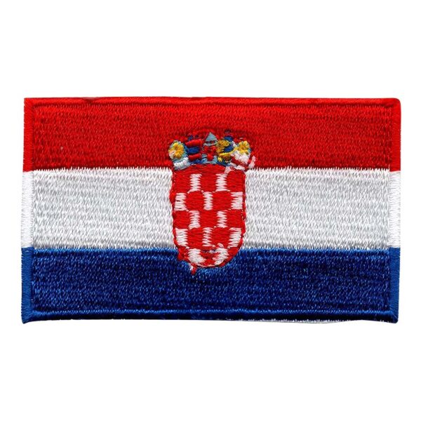 Tygmärke Flagga Kroatien