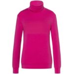 Super.natural Alpine I.D. Turtle Neck Women Fuchsia Red